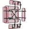 Global Industrial Square Kids Picnic Table, Red, Expanded Metal, 46 in L, 24-1/2 in H Overall 277151KRD - alternate 3